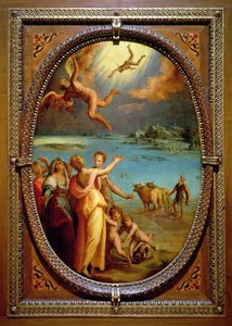 The Fall of Icarus, 1572 (olie på skifer)